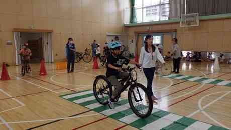 自転車　保護者